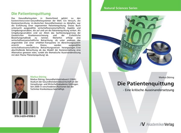 Die Patientenquittung, Taschenbuch von Markus Döring, AV Akademikerverlag, 9783639478983