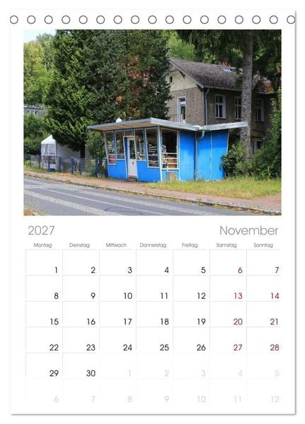 Produktbild: Tischplaner 2027 - Buckow - Perle der M&auml;rkischen Schweiz (A5 Tischkalender zum Aufstellen) CALVENDO