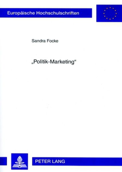 Produktbild: &laquo;Politik-Marketing&raquo;