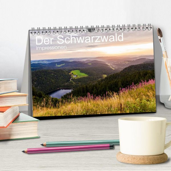 Produktbild: Der Schwarzwald Impressionen (Tischkalender 2026 DIN A5 quer), CALVENDO Monatskalender