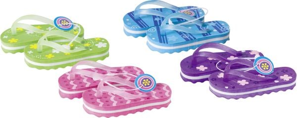 Produktbild: Brunnen Radierer FlipFlops 4Farben sortiert