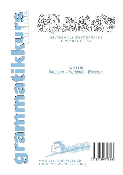 Produktbild: W&ouml;rterbuch Deutsch-Serbisch-Englisch Niveau A1