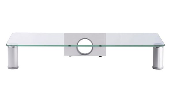 Produktbild: Alu Glas Monitorerh&ouml;hung Glas &ndash; TV St&auml;nder Parco