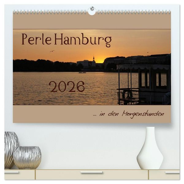 Produktbild: Perle Hamburg (hochwertiger Premium Wandkalender 2026 DIN A2 quer), Kunstdruck in Hochglanz
