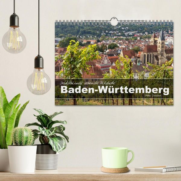 Produktbild: Deutschlands sch&ouml;nste Altst&auml;dte - Baden-W&uuml;rttemberg (Wandkalender 2026 DIN A4 quer), CALVENDO Monatskalender