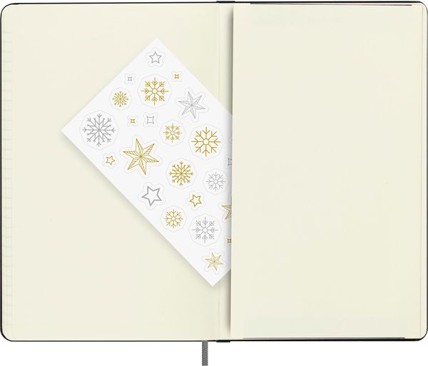 Produktbild: Moleskine Holiday Notizbuch, L/A5, Liniert, fester Einband, Schwarz