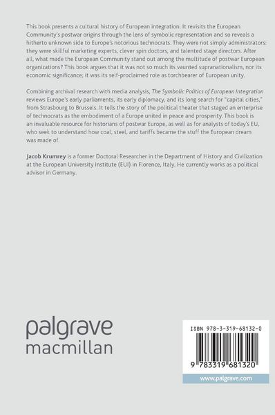 Produktbild: The Symbolic Politics of European Integration