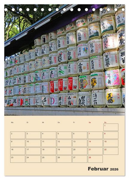 Produktbild: Tokio - Terminplaner (Tischkalender 2026 DIN A5 hoch), CALVENDO Monatskalender