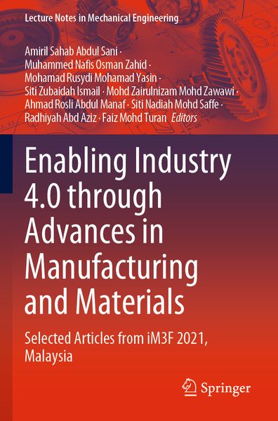Produktbild: Enabling Industry 4.0 through Advances in Manufacturing and Materials