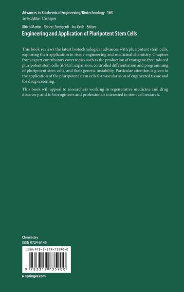 Produktbild: Engineering and Application of Pluripotent Stem Cells