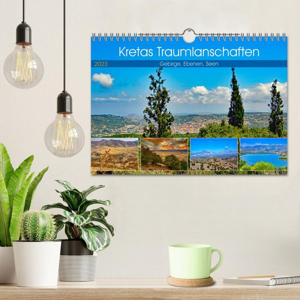 Produktbild: Kretas Traumlandschaften (Wandkalender 2026 DIN A4 quer), CALVENDO Monatskalender