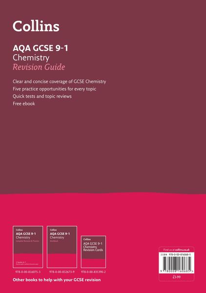 Produktbild: AQA GCSE 9-1 Chemistry Revision Guide