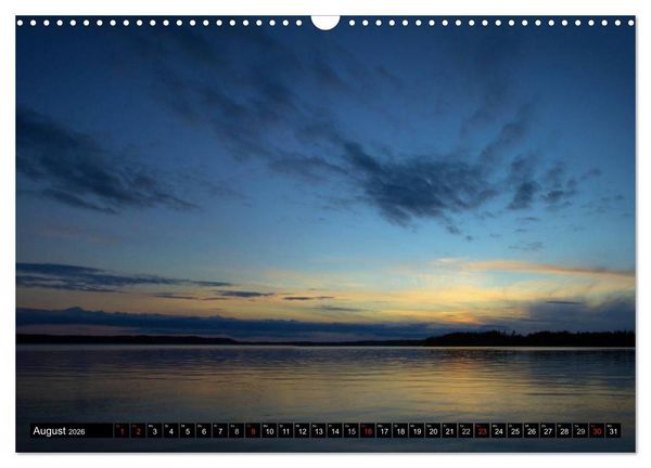 Produktbild: FINNLAND &ndash; Traumhafte Landschaften (CH - Version) (Wandkalender 2026 DIN A3 quer), CALVENDO Monatskalender