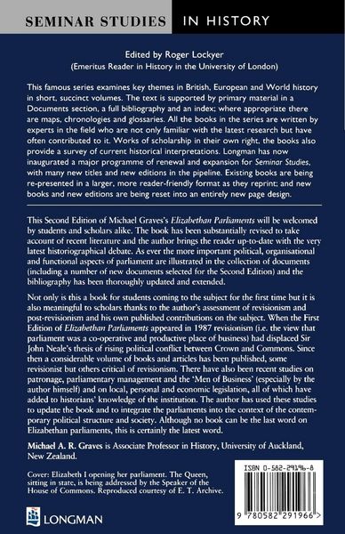 Produktbild: Elizabethan Parliaments 1559-1601