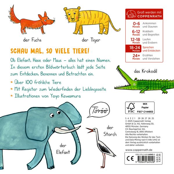 Produktbild: Mein liebstes W&ouml;rterbuch: Tiere