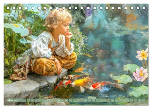 Produktbild: Kois - Ein Juwel unter Fischen (Tischkalender 2026 DIN A5 quer), CALVENDO Monatskalender