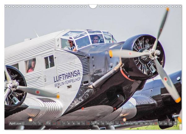 Produktbild: JU 52 - Zwischen Himmel und Erde (Wandkalender 2026 DIN A3 quer), CALVENDO Monatskalender