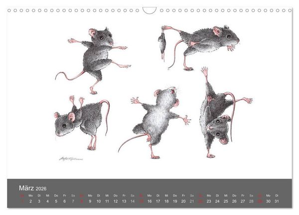 Produktbild: TIERONISCH (Wandkalender 2026 DIN A3 quer), CALVENDO Monatskalender