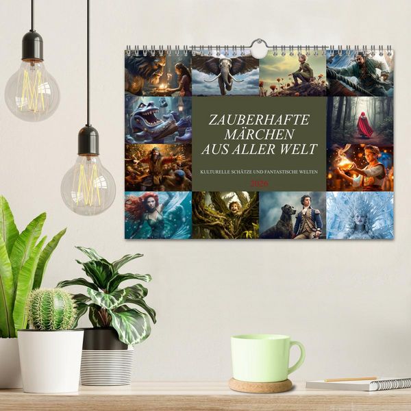 Produktbild: Zauberhafte M&auml;rchen aus aller Welt (Wandkalender 2026 DIN A4 quer), CALVENDO Monatskalender