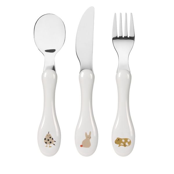 Produktbild: Cutlery 3 pcs Little Mateys spicy orange