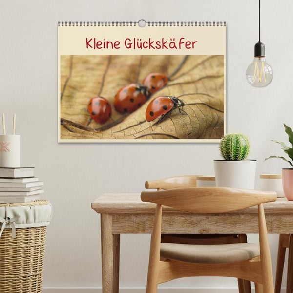 Produktbild: Kleine Gl&uuml;cksk&auml;fer (Wandkalender 2026 DIN A3 quer), CALVENDO Monatskalender