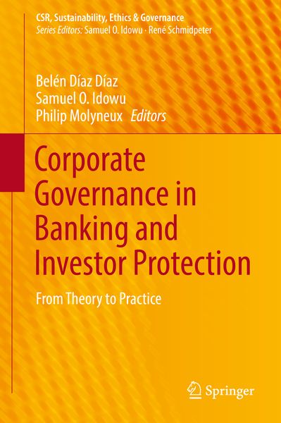 Produktbild: Corporate Governance in Banking and Investor Protection