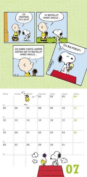 Produktbild: Peanuts Broschurkalender