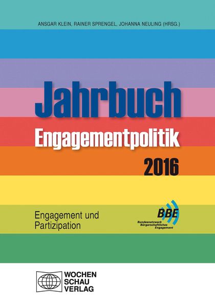 Produktbild: Jahrbuch Engagementpolitik 2016