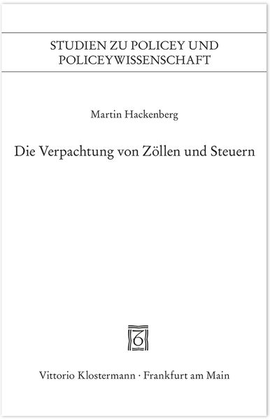 Produktbild: Die Verpachtung von Z&ouml;llen und Steuern
