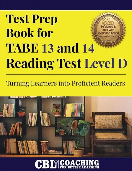 Produktbild: Test Prep Book for TABE 13 and 14 Reading Test Level D