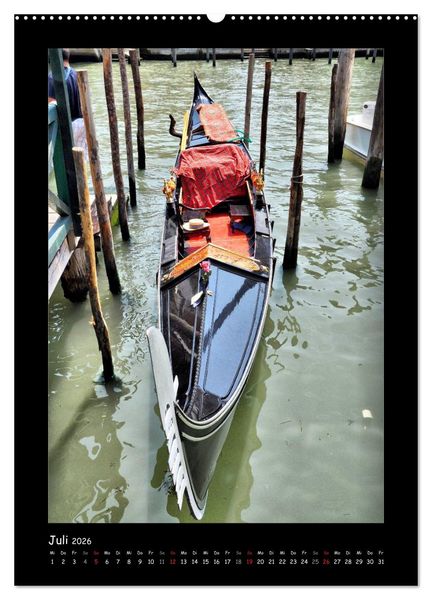 Produktbild: Venedig (hochwertiger Premium Wandkalender 2026 DIN A2 hoch), Kunstdruck in Hochglanz