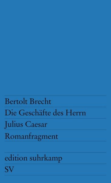 Produktbild: Die Gesch&auml;fte des Herrn Julius Caesar