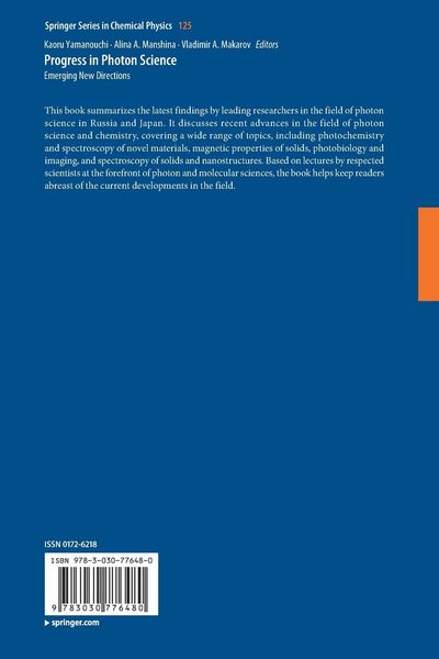 Produktbild: Progress in Photon Science