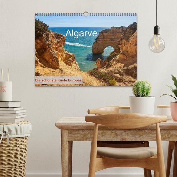 Produktbild: Algarve - Die sch&ouml;nste K&uuml;ste Europas (Wandkalender 2026 DIN A3 quer), CALVENDO Monatskalender