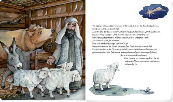 Produktbild: Die Weihnachtsgeschichte erz&auml;hlt nach Matth&auml;us und Lukas