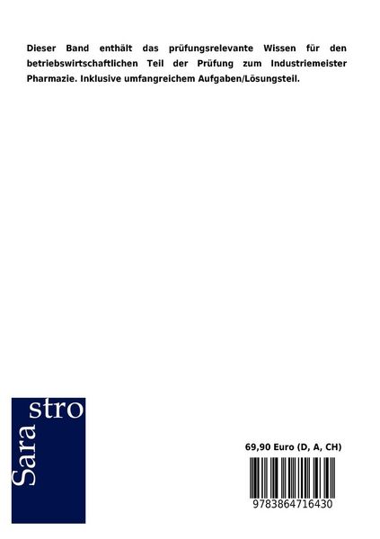 Produktbild: Industriemeister Pharmazie - Das pr&uuml;fungsrelevante Wissen