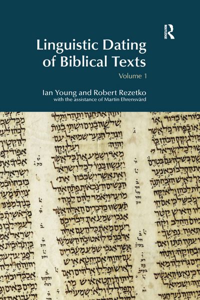 Produktbild: Rezetko, R: Linguistic Dating of Biblical Texts: Vol 1