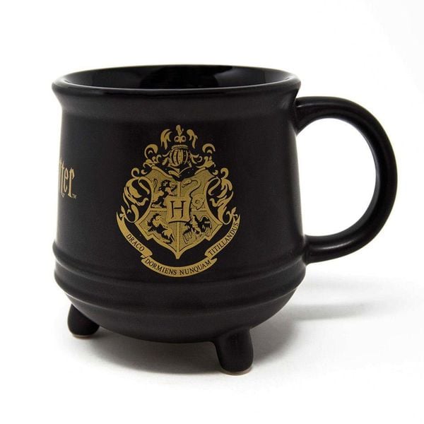 Harry Potter (colourful Crest Hogwarts) Ceramic Cauldron Mug