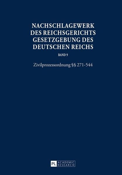 Produktbild: Nachschlagewerk des Reichsgerichts &ndash; Gesetzgebung des Deutschen Reichs