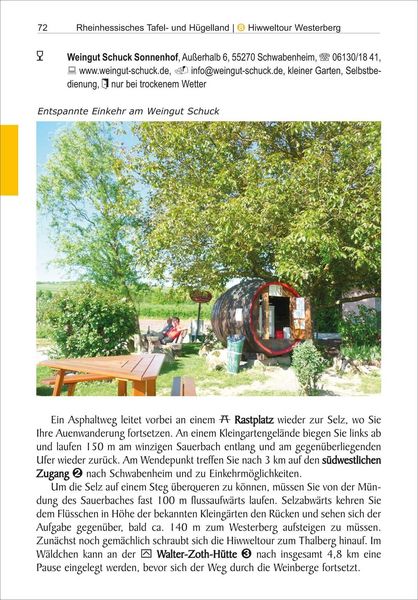 Produktbild: Weinparadies Rheinhessen-Nahe 30 Touren durch W&auml;lder und Weinberge