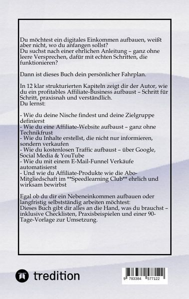 Produktbild: Affiliate Marketing Meisterplan