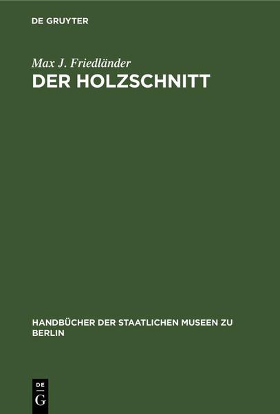 Produktbild: Der Holzschnitt