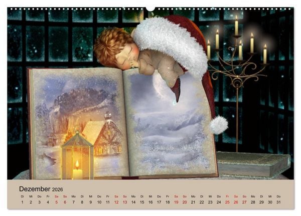 Produktbild: Elfenlichter, die Reise geht weiter (Wandkalender 2026 DIN A2 quer), CALVENDO Monatskalender