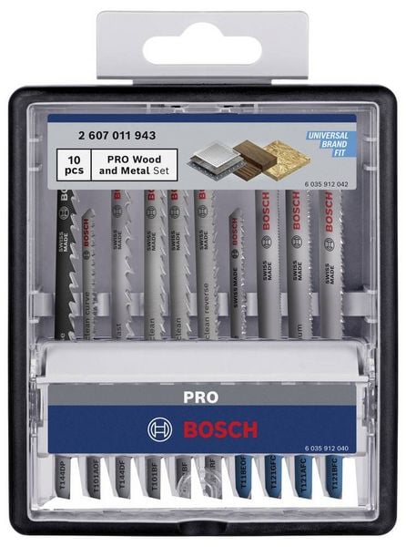 Produktbild: Bosch Accessories 2607011943 PRO Wood and Metal Set, 100&nbsp;mm 1 St.