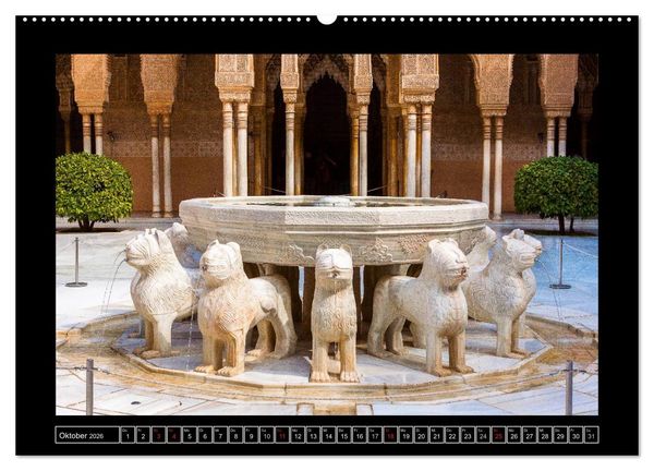 Produktbild: Andalusien - Die Seele Spaniens (hochwertiger Premium Wandkalender 2026 DIN A2 quer), Kunstdruck in Hochglanz