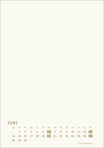 Produktbild: Premium-Bastelkalender gold A4 2027