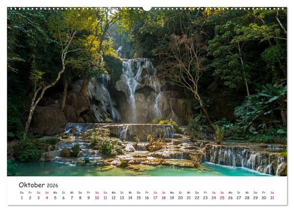 Produktbild: Laos - Im Herzen Indochinas (Wandkalender 2026 DIN A2 quer), CALVENDO Monatskalender