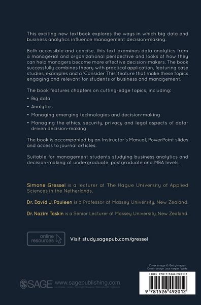 Produktbild: Management Decision-Making, Big Data and Analytics
