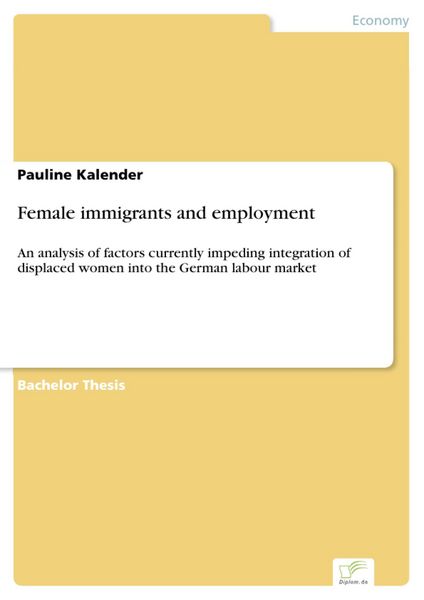 Produktbild: Female immigrants and employment