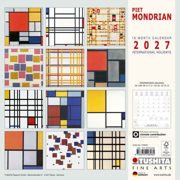 Produktbild: Piet Mondrian 2027